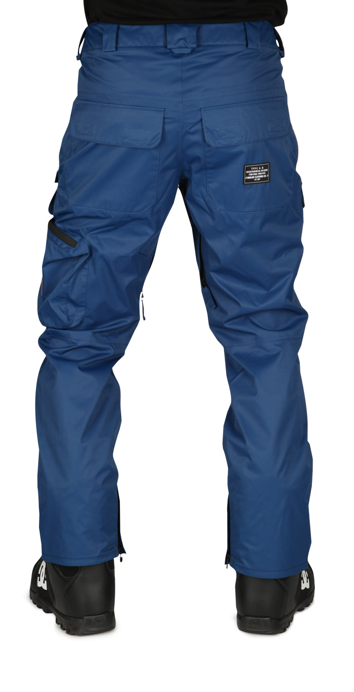 Analog Provision Pants River Blue Back View