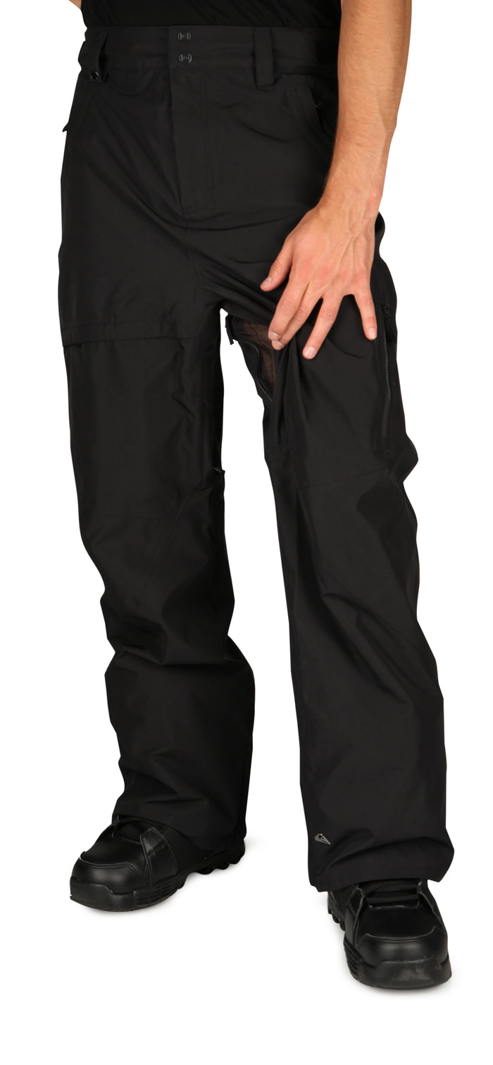 Quiksilver Travis Rice Shadow Pants Black Vent View