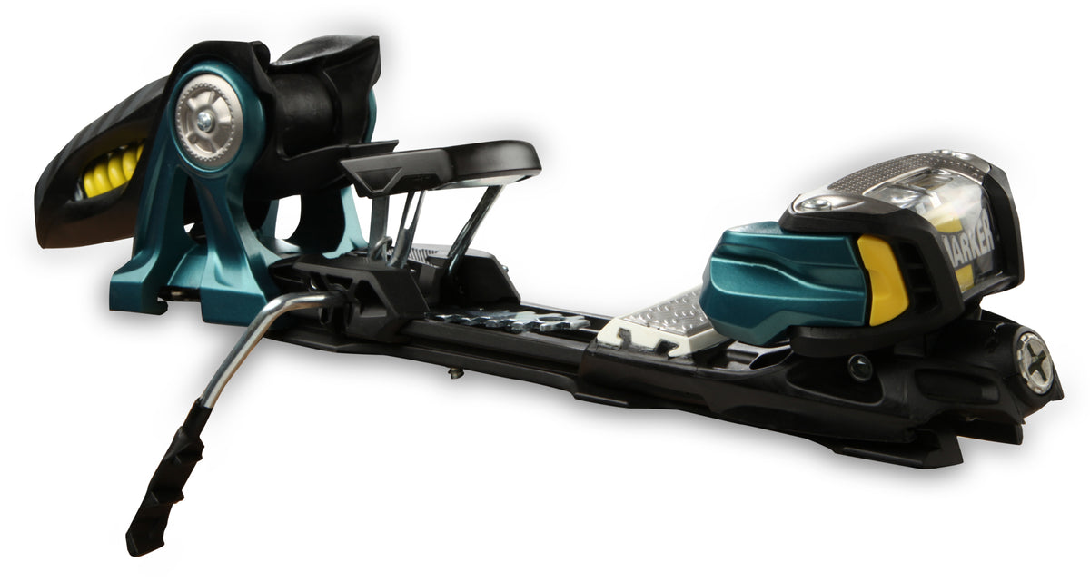Marker Jester Schizo Ski Bindings 2015 White/Black/Teal Detail 1 View