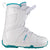 Salomon Linea Snowboard Boots - Women's 2012 White/Cold Blue/White Side View