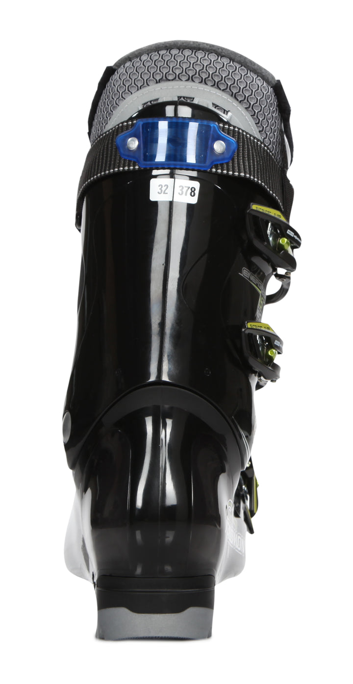 Salomon Mission RS 880 Ski Boots 2012 Black/Grey Translucent Back View