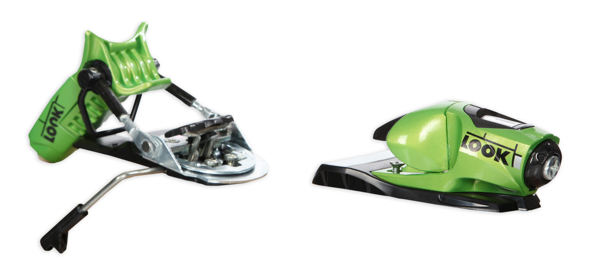 Look Pivot 14 Ski Bindings (130mm Brakes) 2013 Kiwi Green Front View