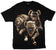 The Hundreds Hyenas T Shirt Black Front View