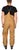 The North Face Skull Horn Bib Pants Utility Brown Back View