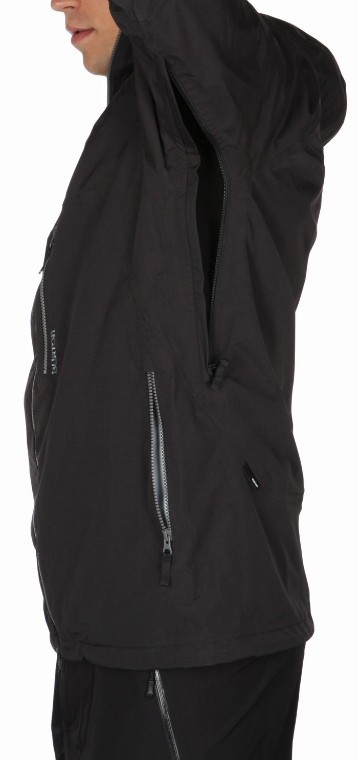 Burton 3L Porter Jacket    True Black Vent View