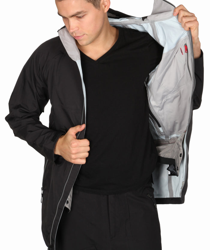 Burton 3L Porter Jacket    True Black Detail 2 View