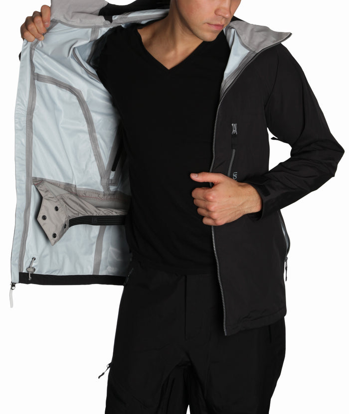 Burton 3L Porter Jacket    True Black Detail 1 View