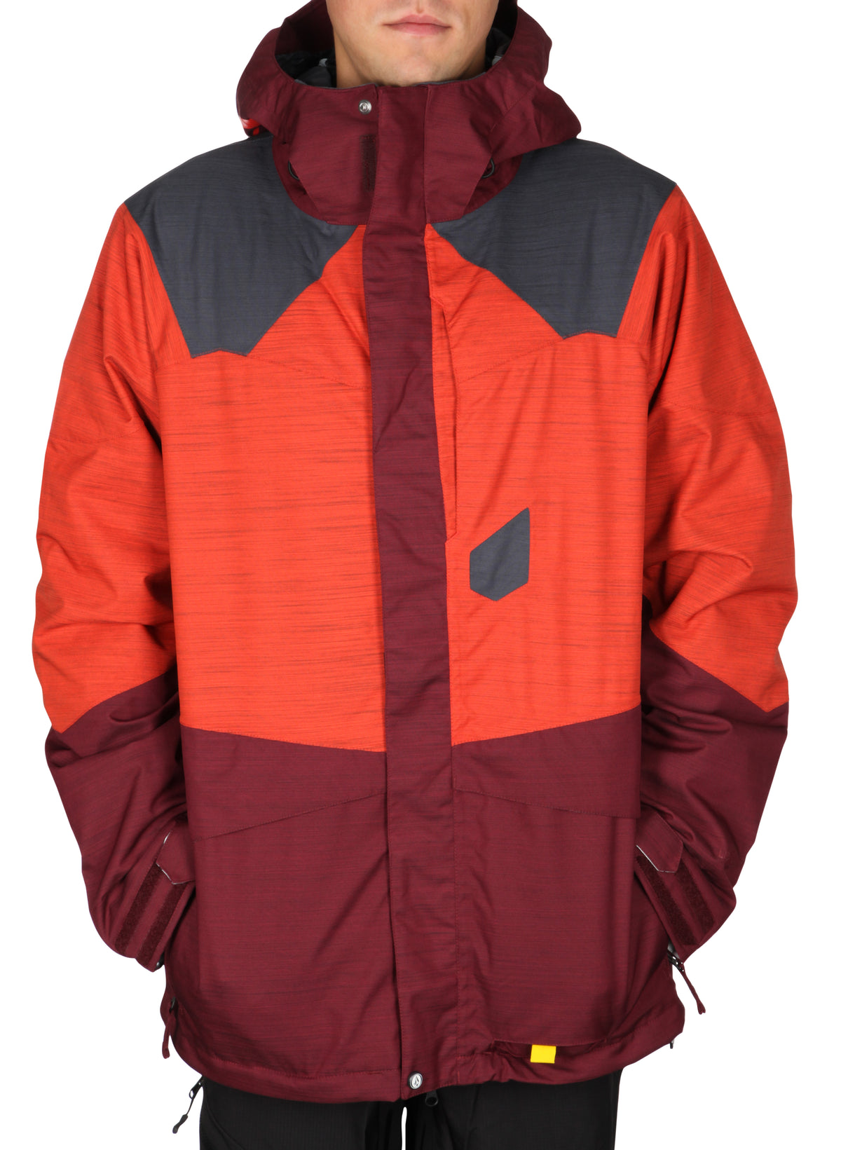 Volcom Gigi Ruf T.D.S Jacket Maroon Front View