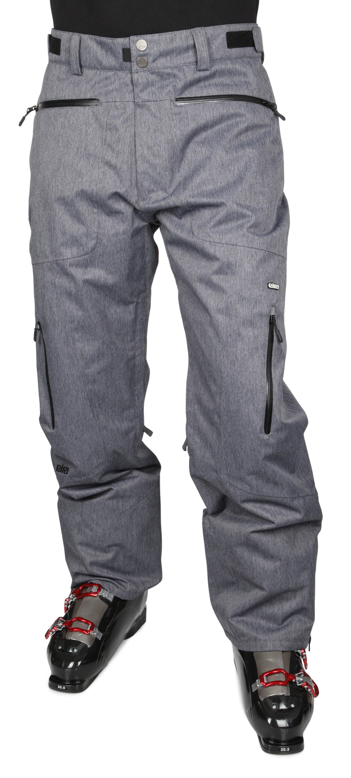 EIRA Performance Pants Black Melange Front View