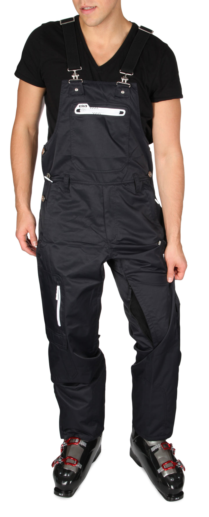 EIRA Drive-Thru Bib Pants Black Vent View