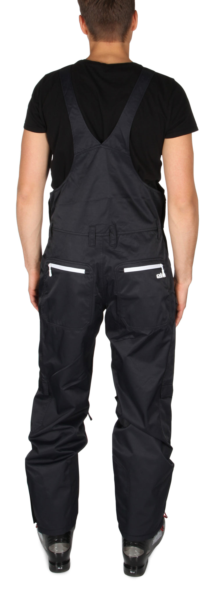 EIRA Drive-Thru Bib Pants Black Back View