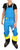 Salomon Sideways Bib Pants Vibrant Blue-X/Corona Yellow Vent View