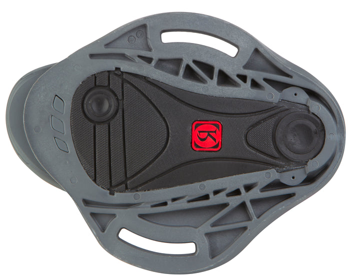 Ronix Vision Wakeboard Bindings - Boy's 2013 Black/Grey/Red Base View