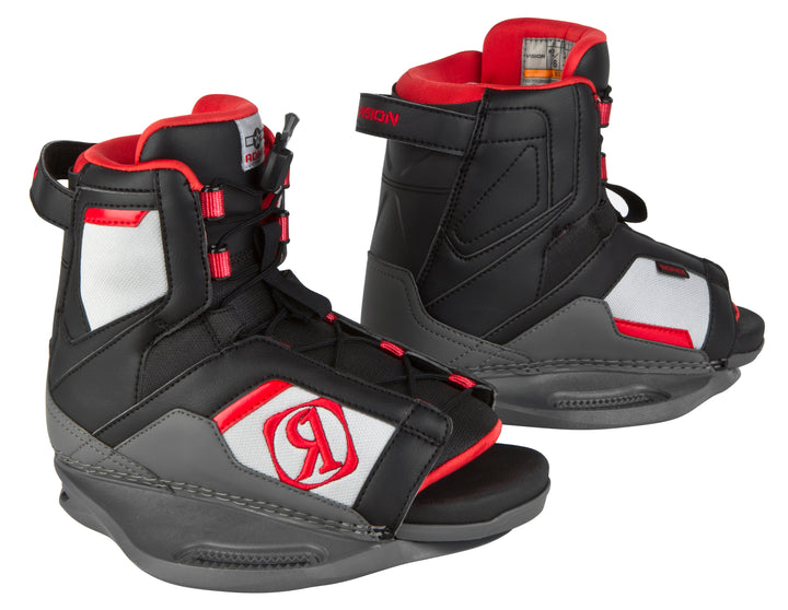 Ronix Vision Wakeboard Bindings - Boy's 2013 Black/Grey/Red Detail 1 View