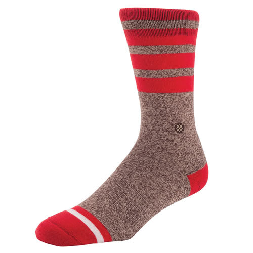 Stance Sock Monkey Crew Socks Brown