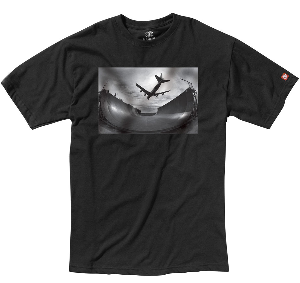Element EP Steve T-Shirt Black Front View