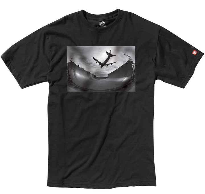 Element EP Steve T-Shirt Black Front View