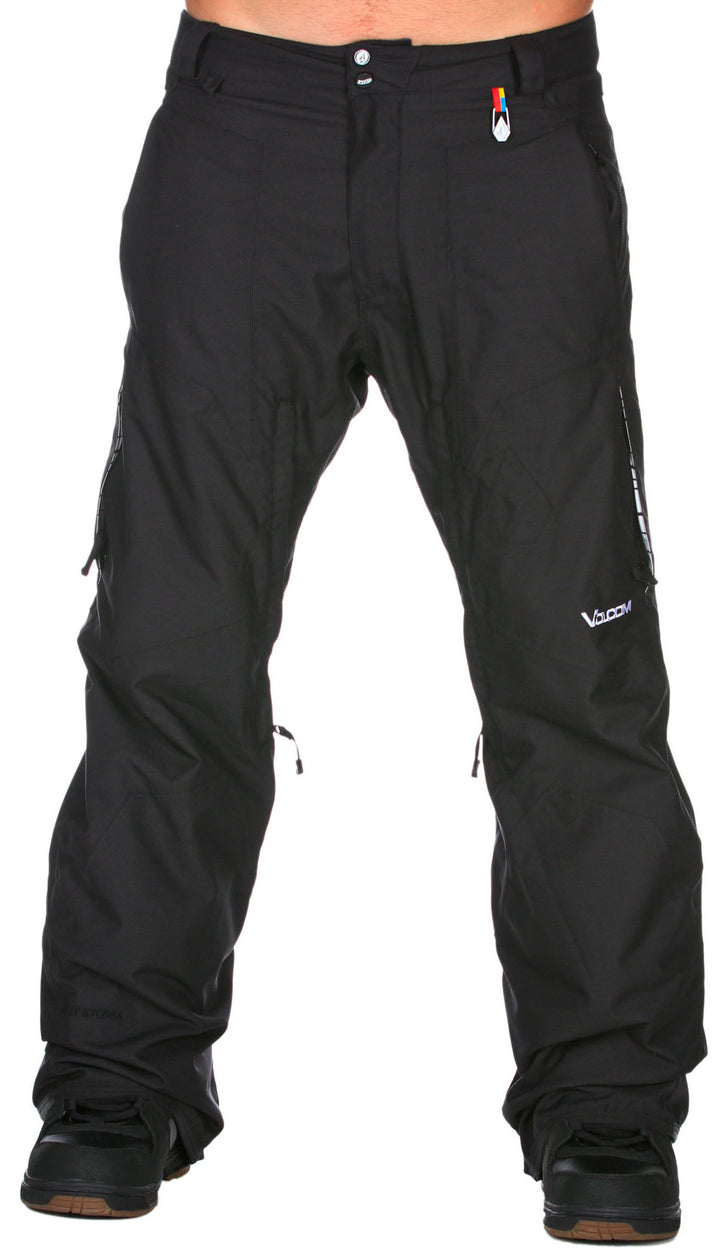 Volcom Base Pants Black Front View