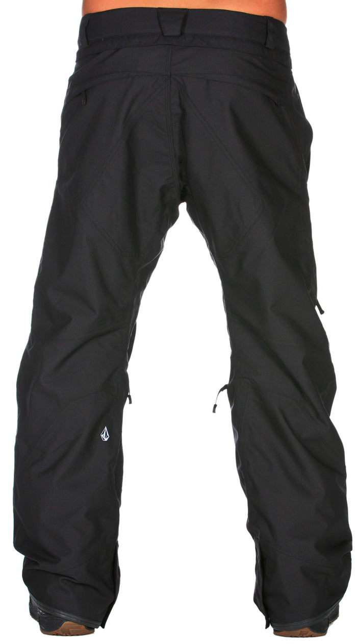 Volcom Base Pants Black Back View