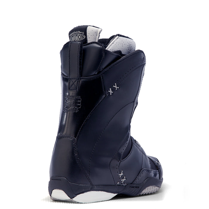 Ride Sash Boa Coiler Snowboard Boots - Women's 2014 Black Back View