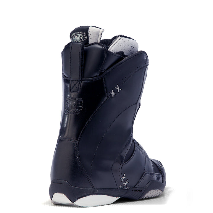 Ride Sash Boa Coiler Snowboard Boots - Women's 2014 Black Back View