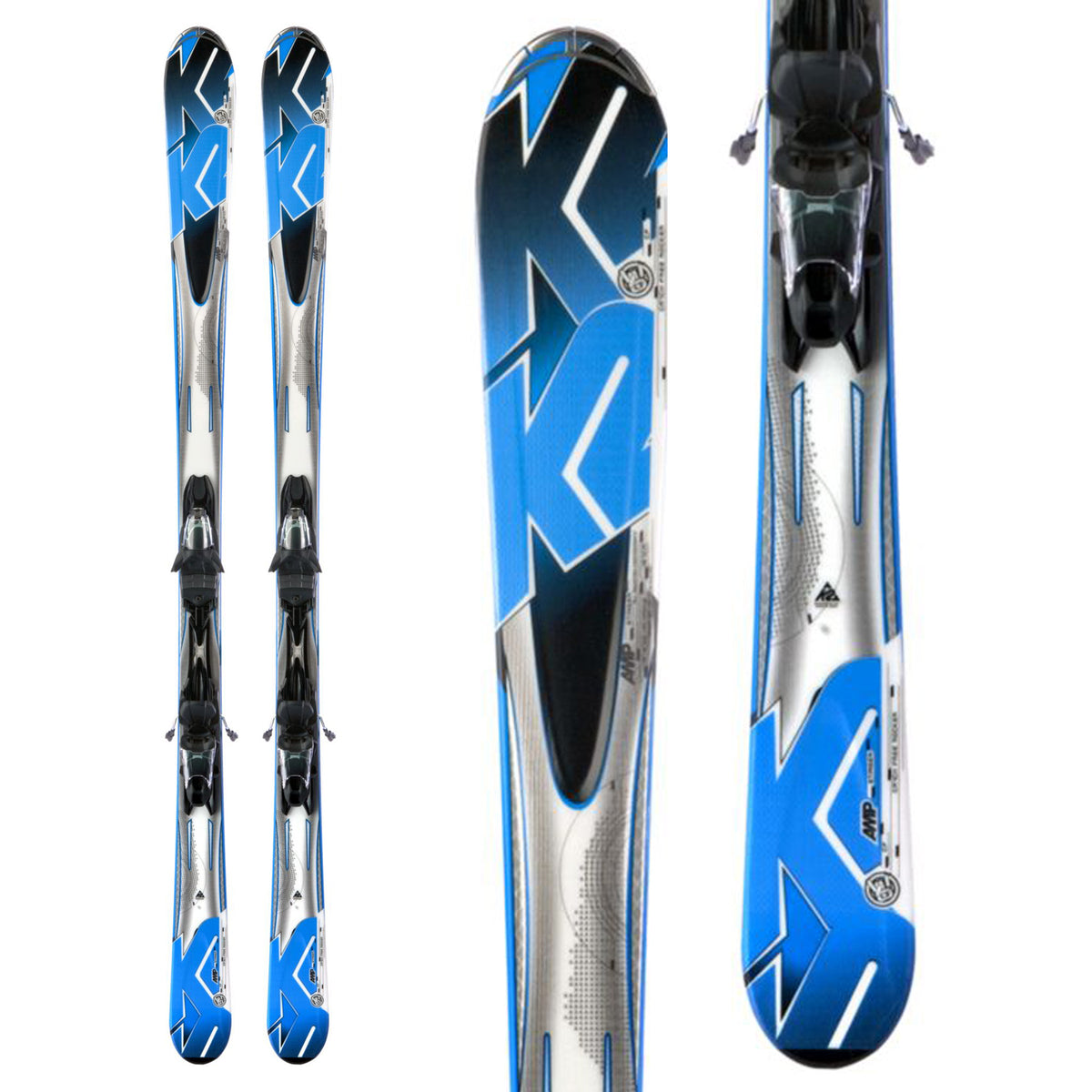 K2 A.M.P. Stinger Skis + Marker M2 10.0 Bindings 2013