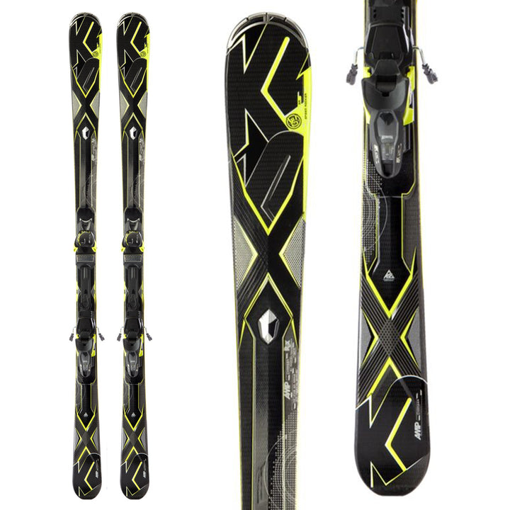 K2 A.M.P. Charger Skis + Marker MX 12.0 Bindings 2013