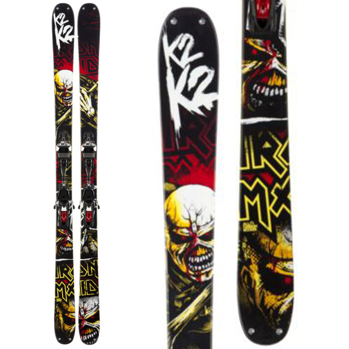 K2 Iron Maiden Skis + Marker Squire Schizo Bindings 2013