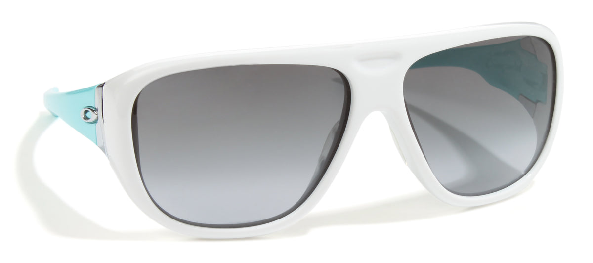 Oakley Correspondent Sunglasses - Women's Polished White/Black Grey Gradient
