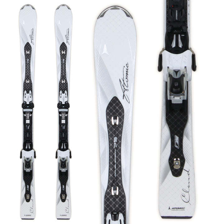 Atomic Cloud D2 75 Skis + Neox TL 10 Bindings - Women's 2012 Front View
