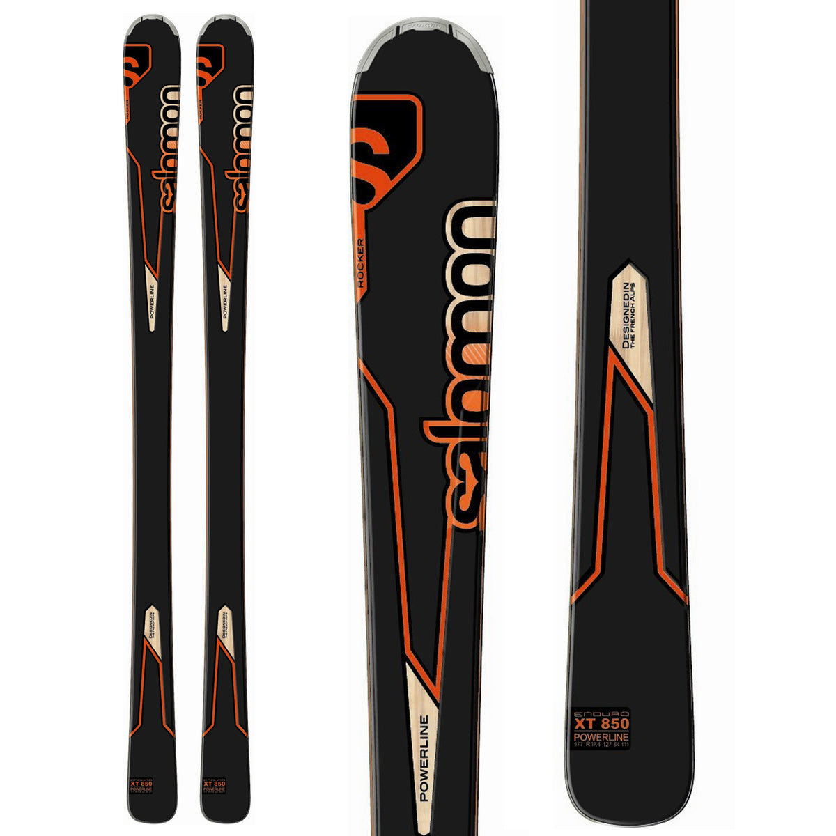 Salomon Enduro XT 850 Skis 2013 Front View