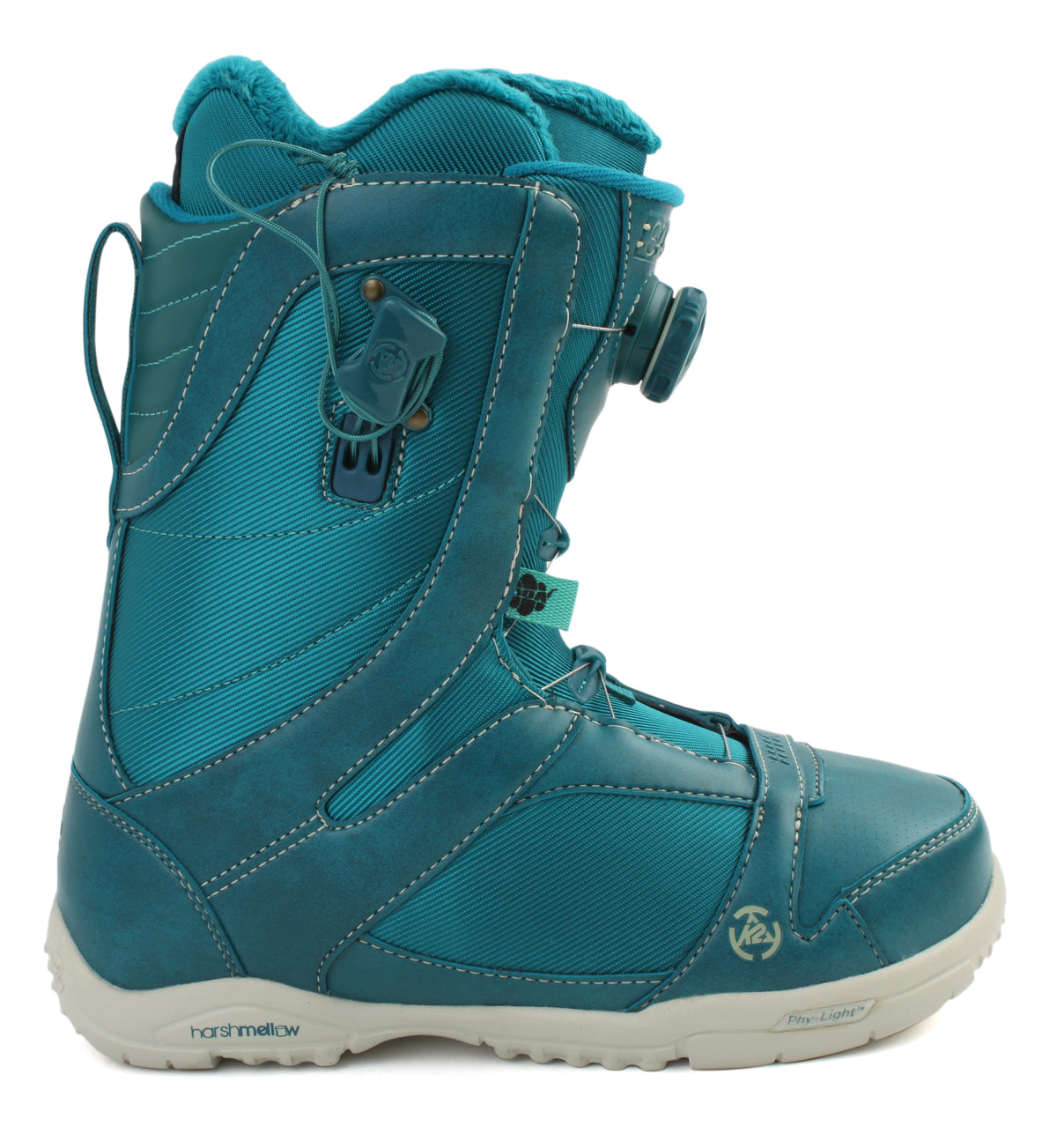 K2 Sapera Snowboard Boots - Women's 2013 Dark Teal Side View