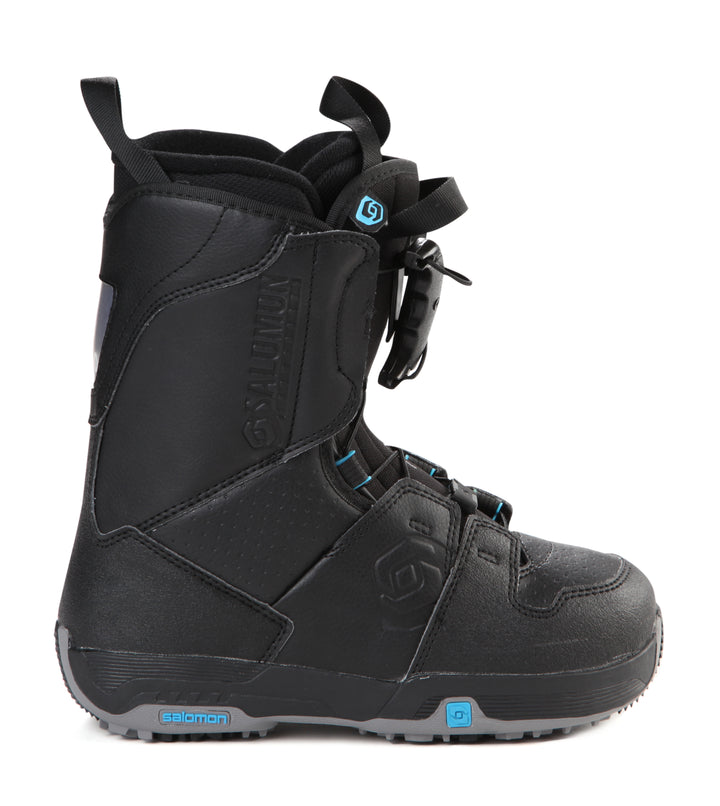Salomon Kamooks Snowboard Boots 2012 Black/Detroit/Black Side View