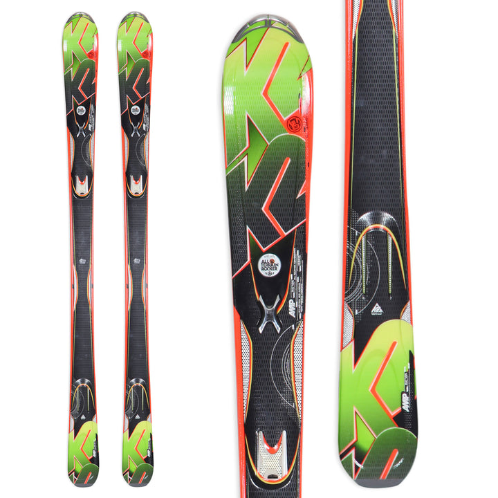 k2 amp charger skis 2013 A.M.P. + Marker MX 12.0 Bindings evo K2 Charger - Race Inspired