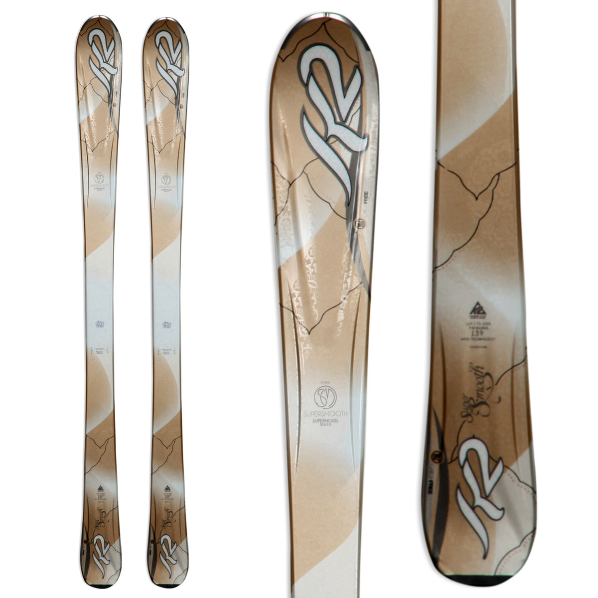 K2 SuperSmooth Skis - Women's 2013 Detail 1 View