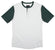 Brixton Lewis T-Shirt White/Hunter Front View