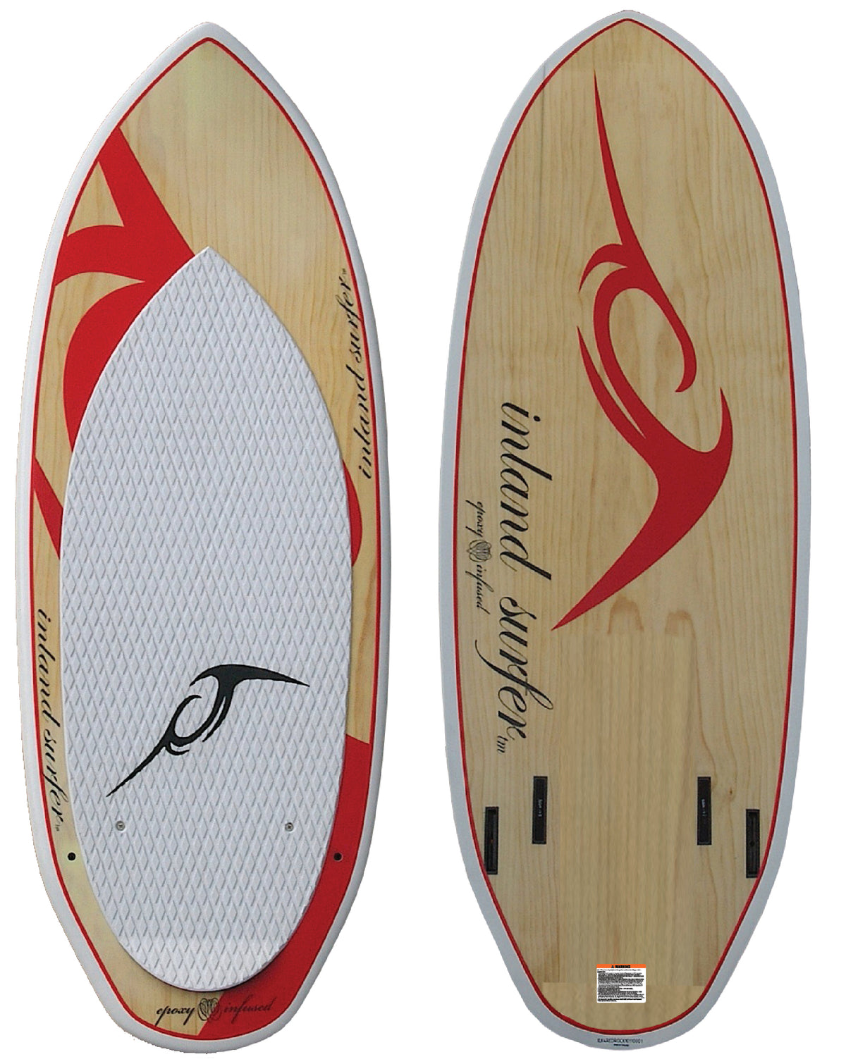 Inland Surfer Red Rocket Wakesurf Board 2013