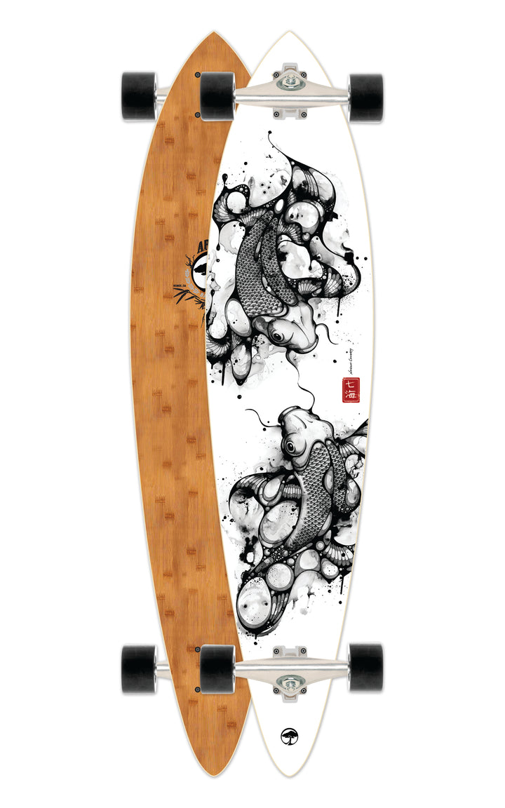 Arbor Fish Bamboo Longboard Complete