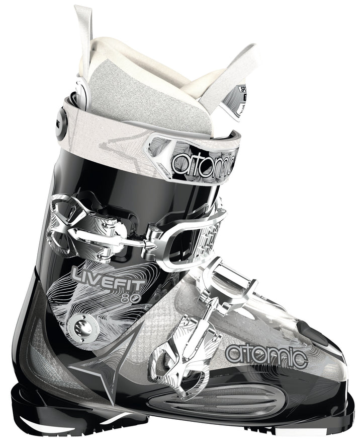 Atomic Live Fit 80 Ski Boots - Women's 2014 Crystal Glitter/Black Side View