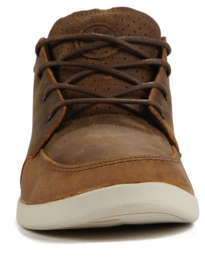 Reef Spiniker Mid Shoes Brown Detail 1 View