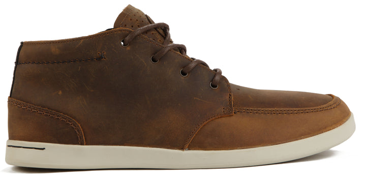 Reef Spiniker Mid Shoes Brown Side View