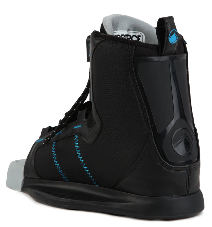 Liquid Force Index Wakeboard Bindings 2013 Black/Blue Back View