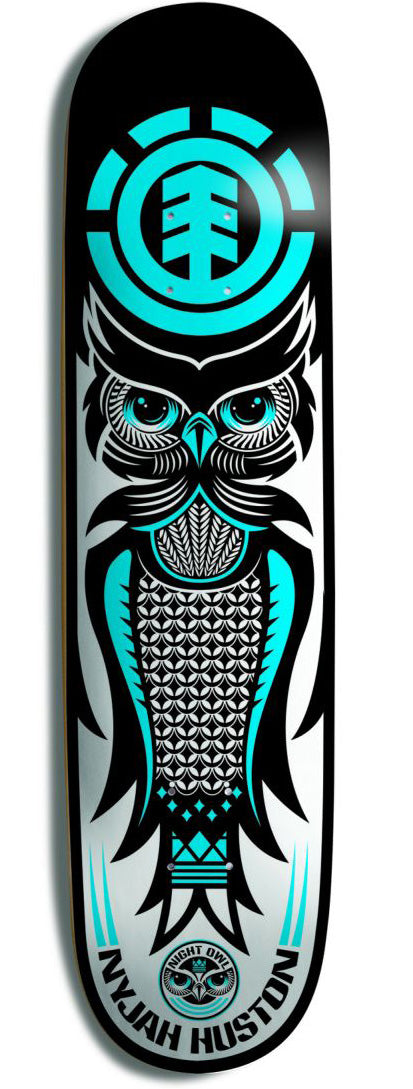 Element Nyjah Night Owl Skateboard Deck