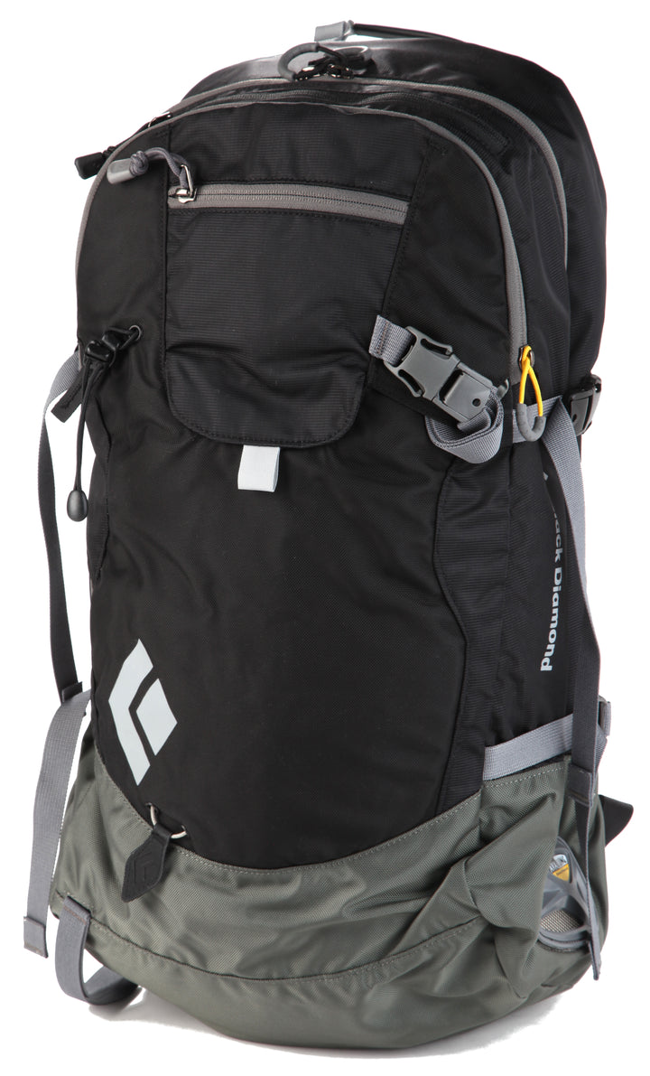 Black Diamond Covert Avalung Pack Black Front View