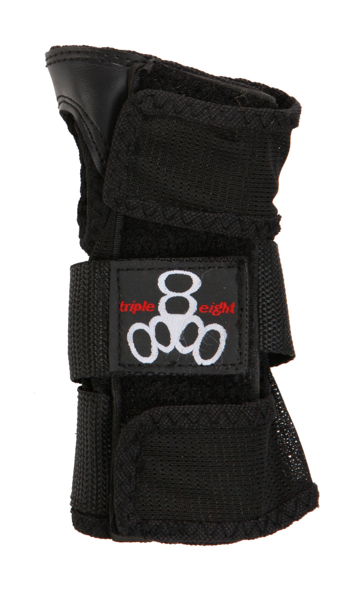 Triple 8 Saver Series High Impact 3 Pack Skateboard Pad Set Black Detail 1 View