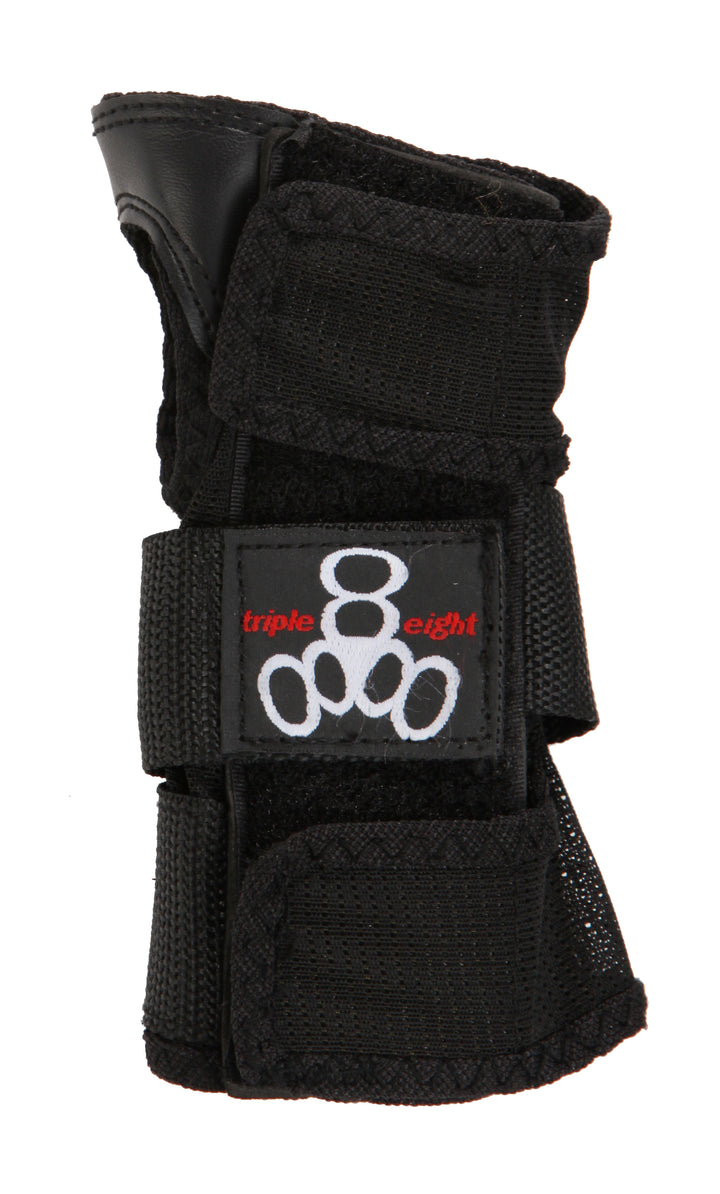 Triple 8 Saver Series High Impact 3 Pack Skateboard Pad Set Black Detail 1 View