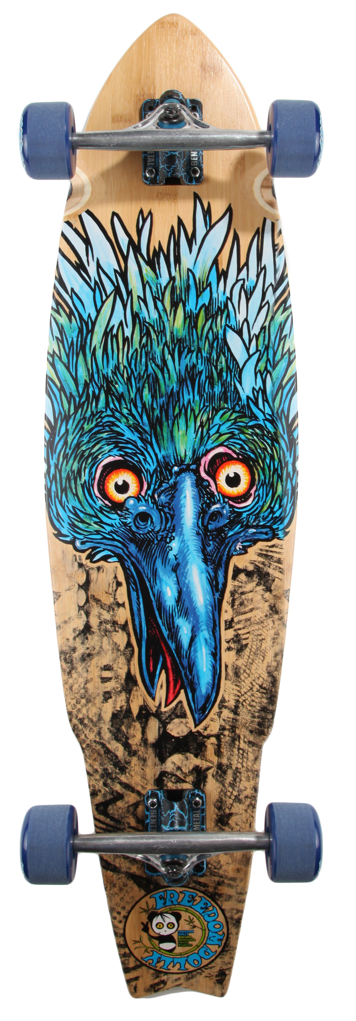 Freedom Dolly The Blue Beak Longboard Complete