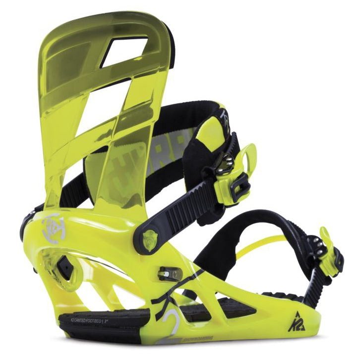 K2 Hurrithane Snowboard Bindings 2014 Yellow