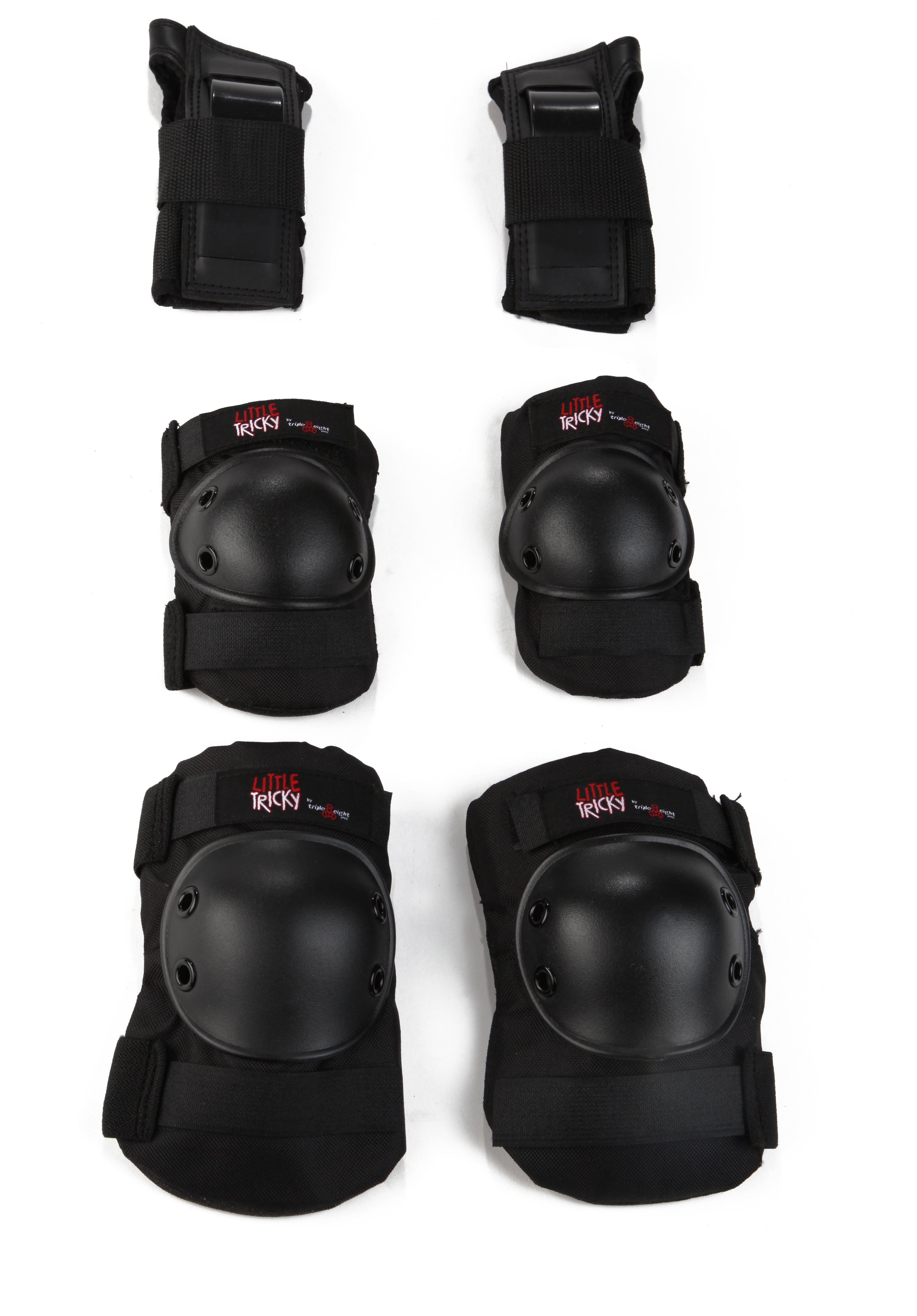 Triple 8 Little Tricky Jr. Skateboard Pad Set
