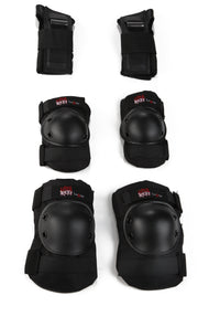 Triple 8 Little Tricky Jr. 3 Pack Skateboard Pad Set - Big Kids' Black::Black